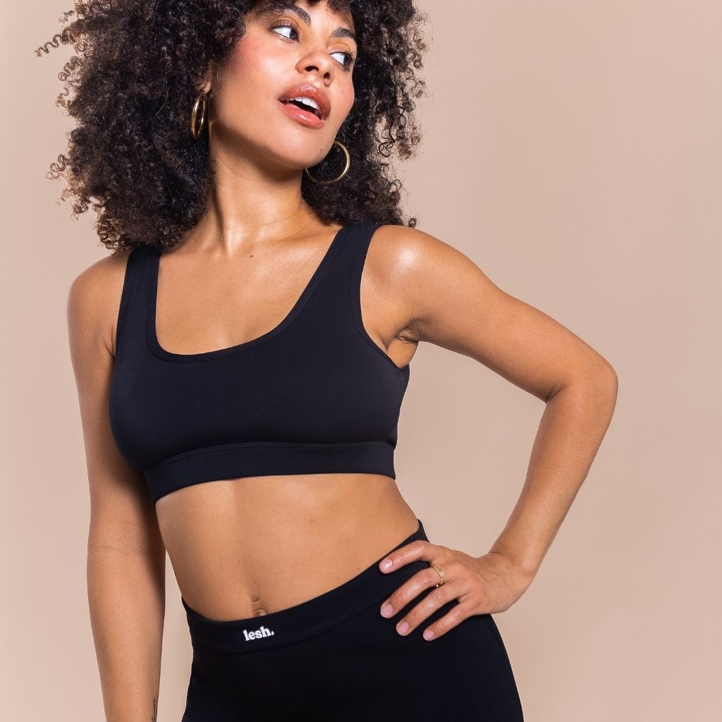 LESH - Clipless Comfort Leakproof Nursing Bra - Black / Pink / Beige