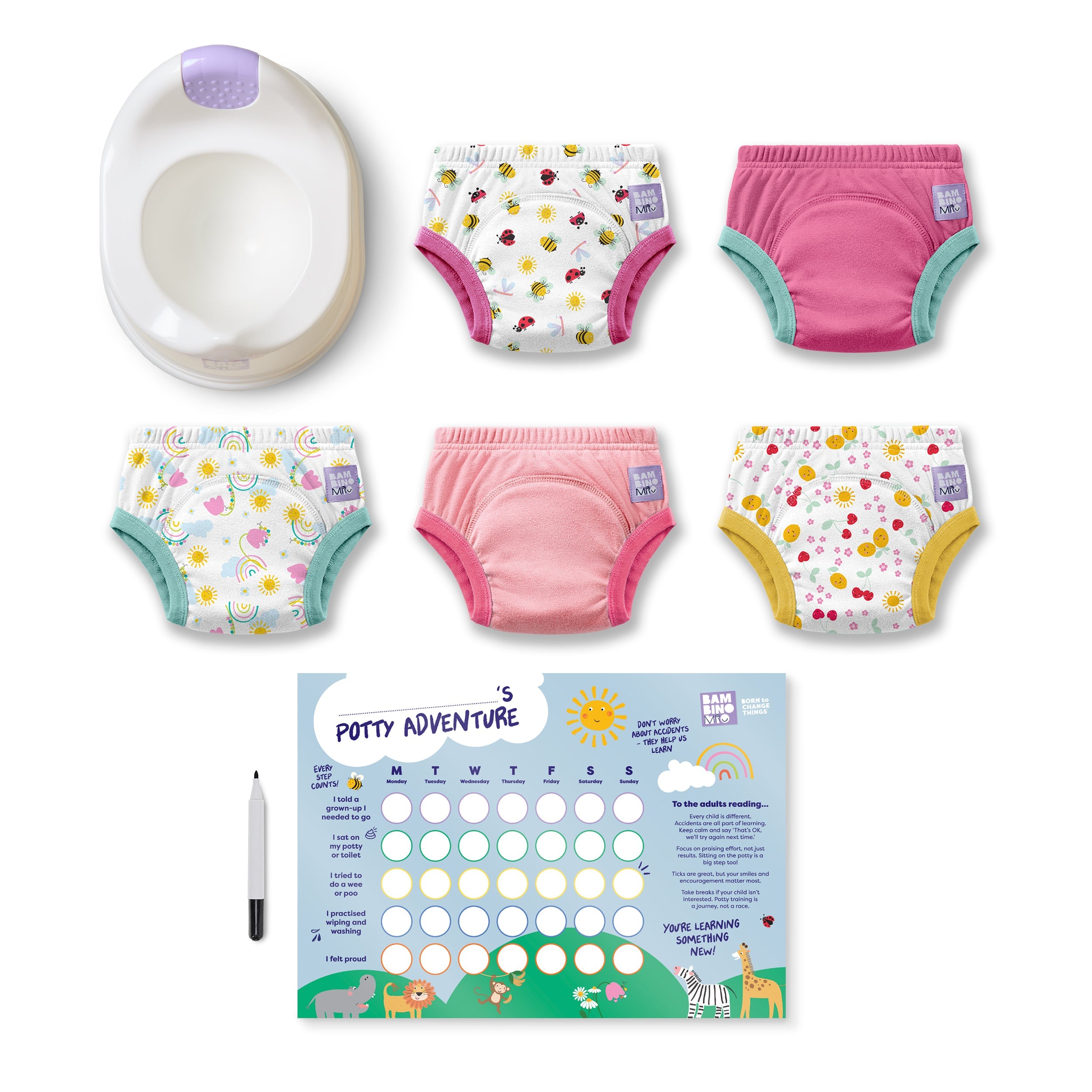 Bambino Mio Potty Training Essentials Bundle - Sunshine Smiles