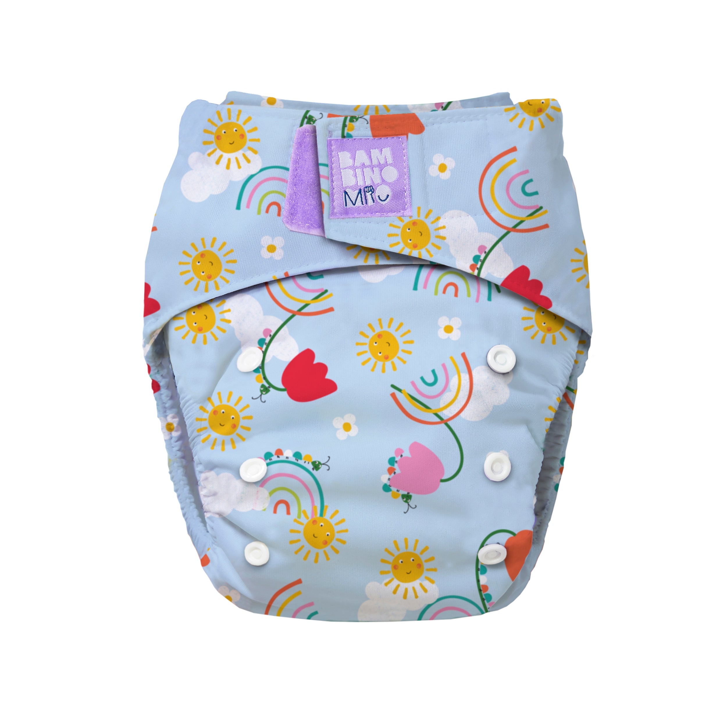 Bambino Mio Revolutionary Reusable Nappy - Happy Days