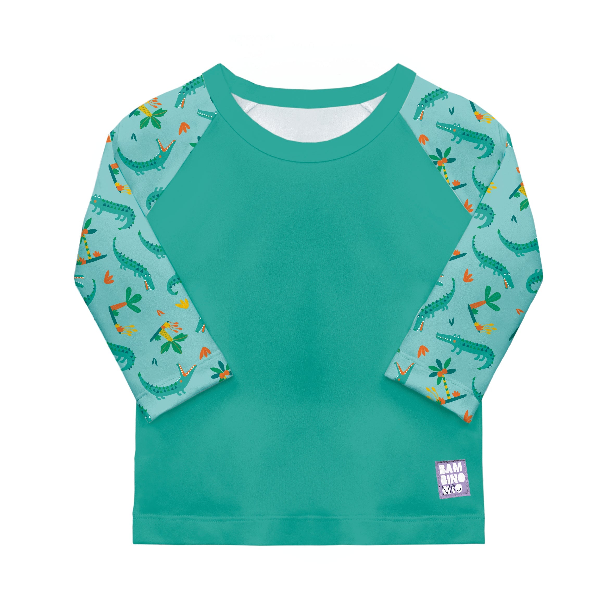 Bambino Mio UPF 40+ Soft and Gentle Protective Swim Rash Vest - Crafty Croc