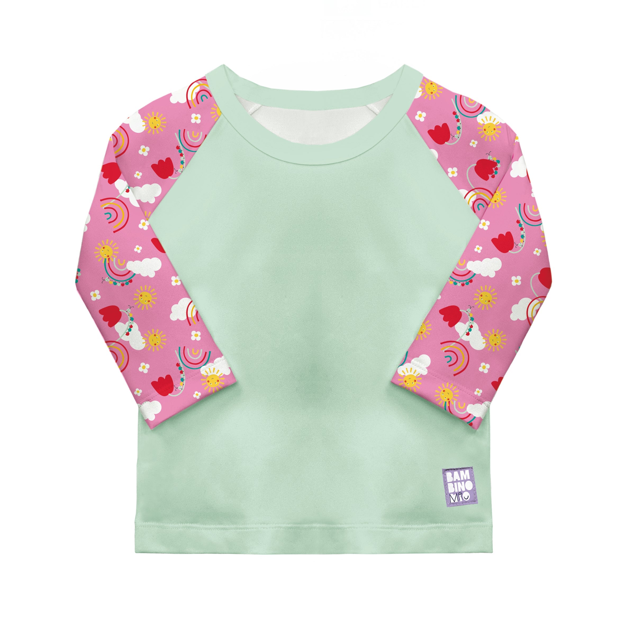Bambino Mio UPF 40+ Soft and Gentle Protective Swim Rash Vest - Happy Days