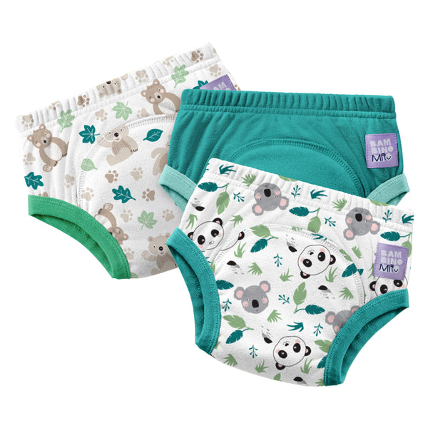 Bambino Mio 3 Pack Reusable Potty Training Pants - Beary Cute - Elite Design