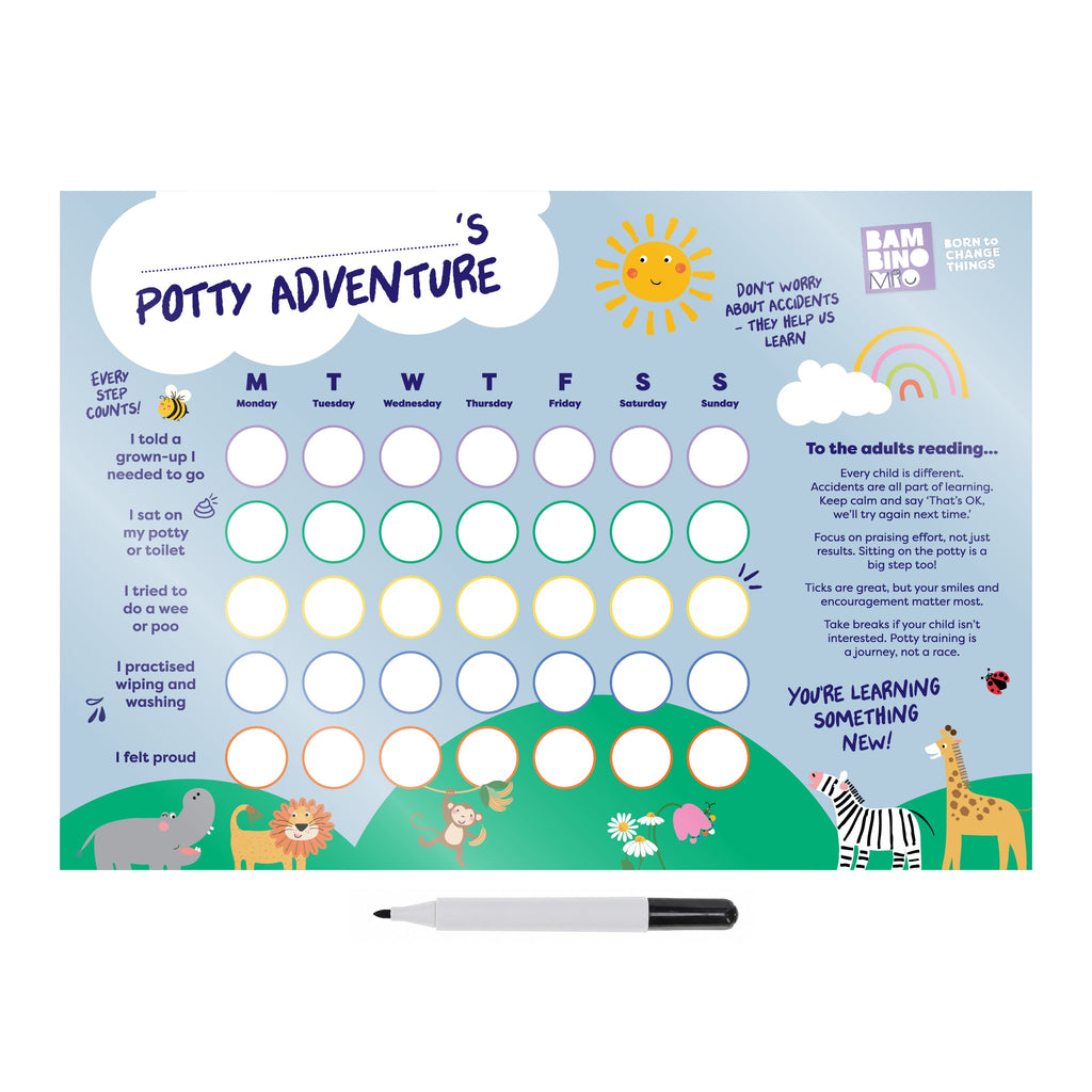 Bambino Mio Potty Training Progress Chart
