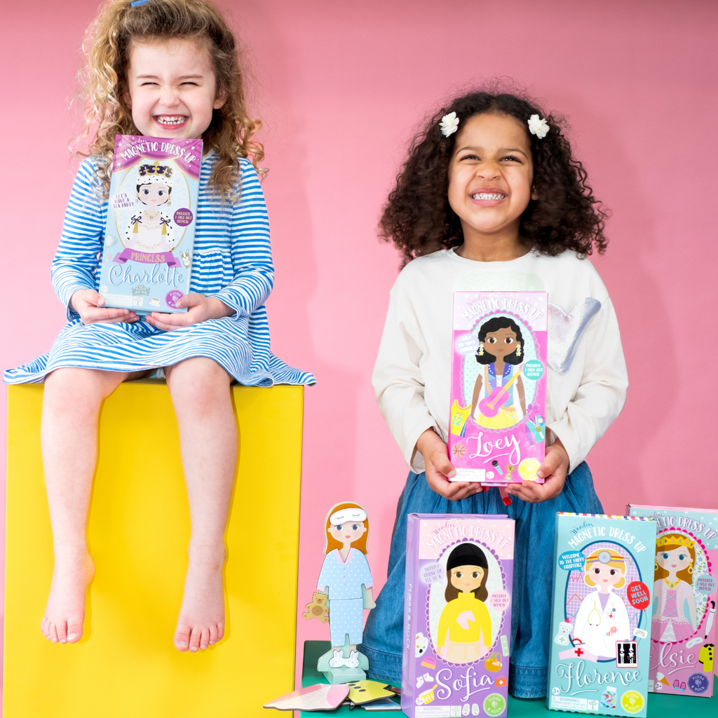 Wooden Magnetic Dress Up Doll - Hospital - Florence