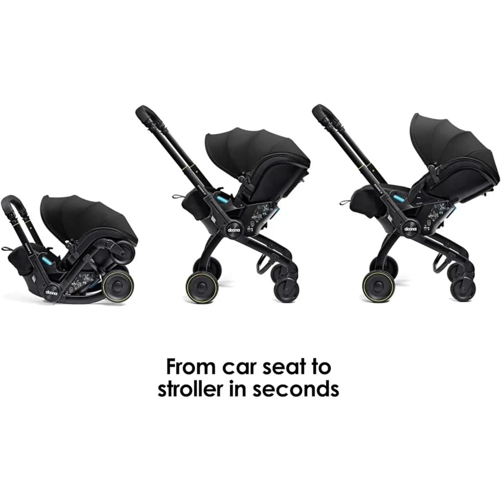 Doona X Infant Group 0+ Car Seat & Stroller - Nitro Black
