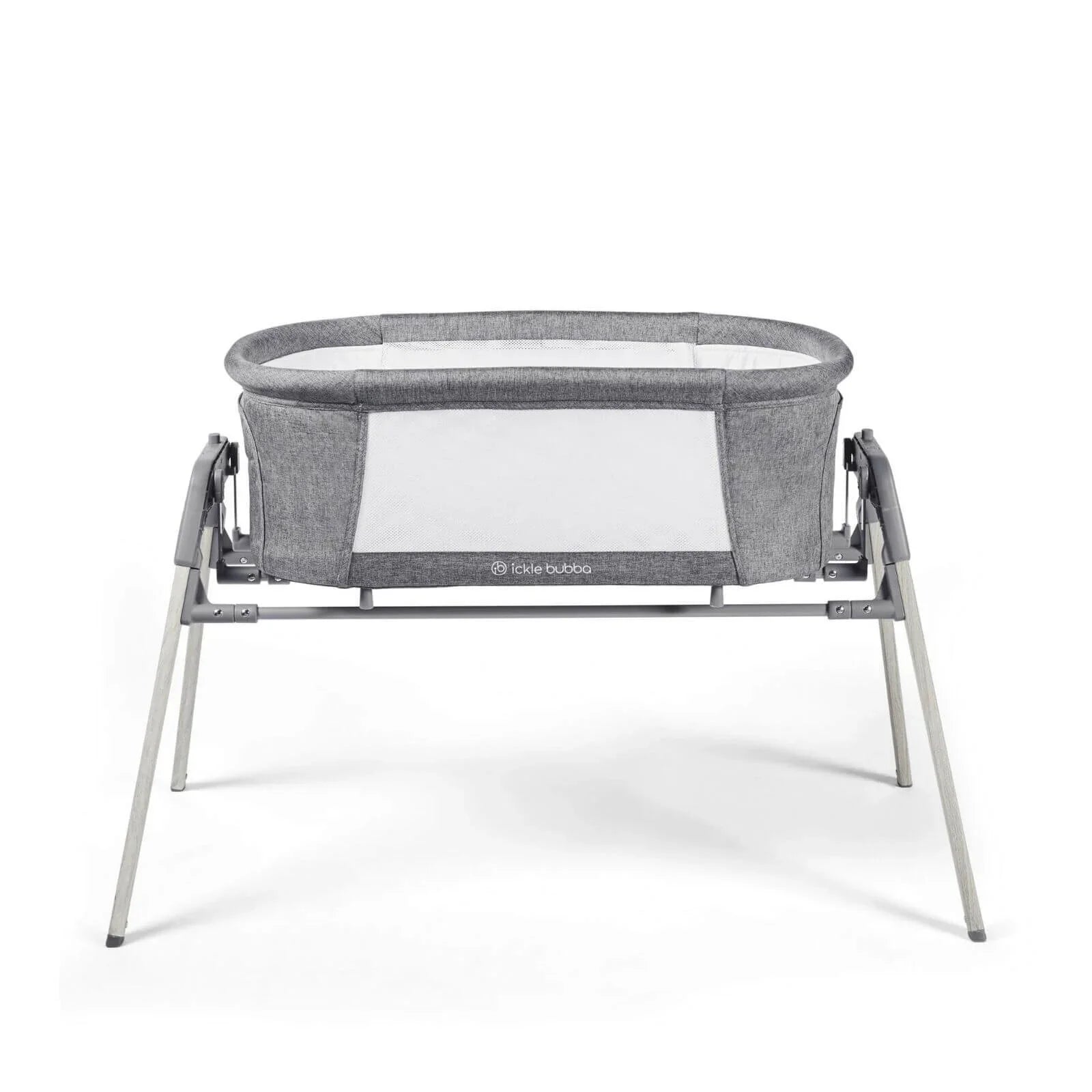 Ickle Bubba Drift Gliding Crib - Ash Grey
