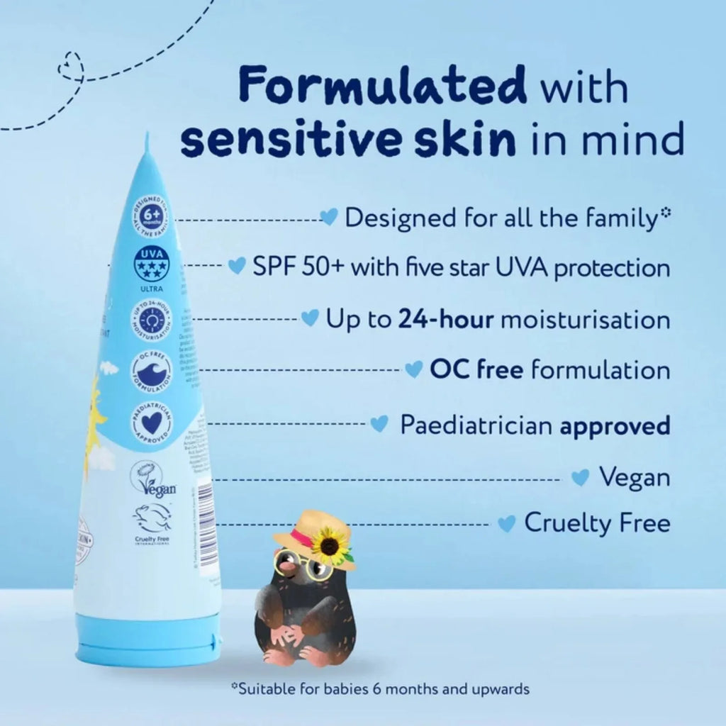 Childs Farm SPF 50+ Sun Cream Fragrance Free for Kids & Sensitive Skin - 100ml