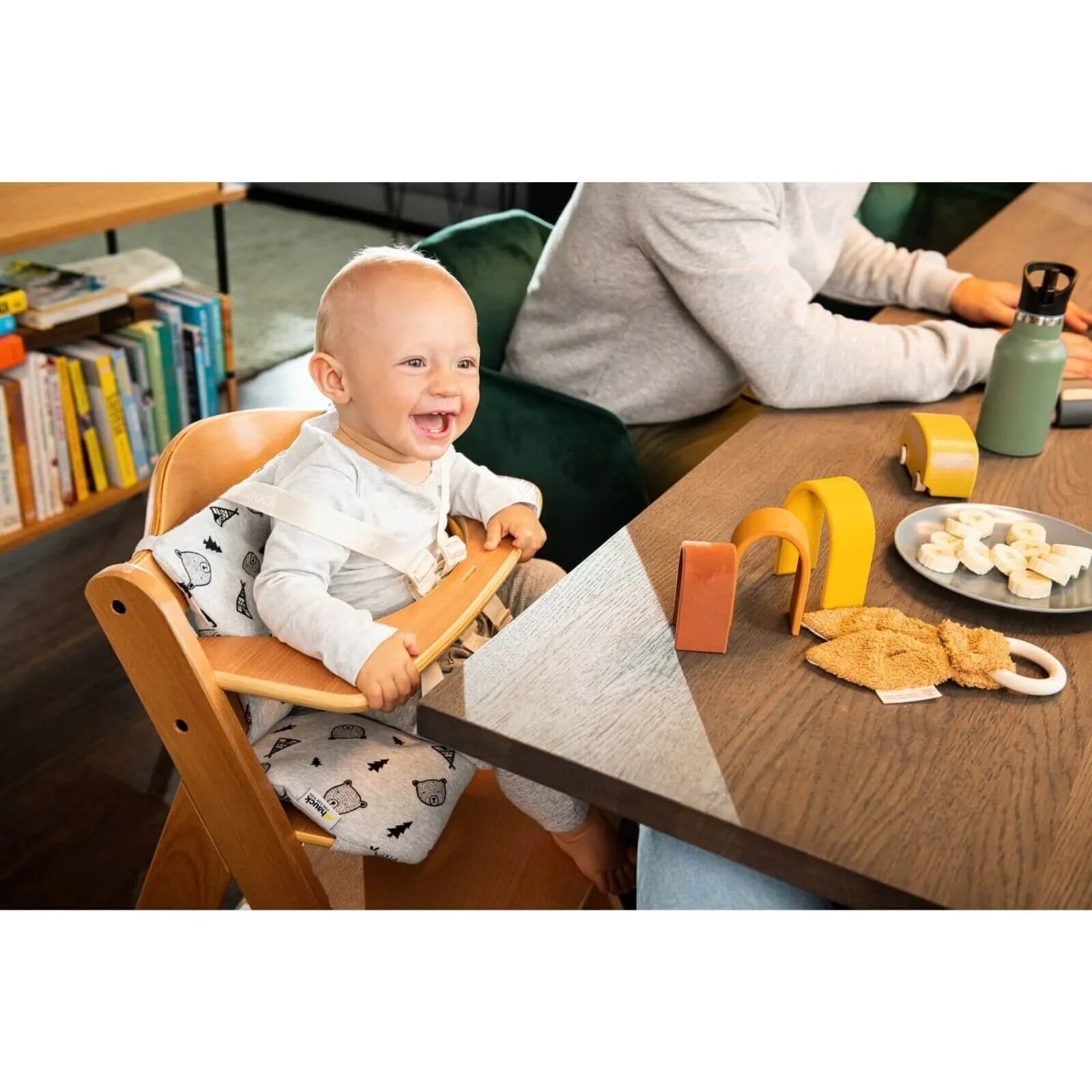 Hauck Alpha+ Wooden Highchair - Natural