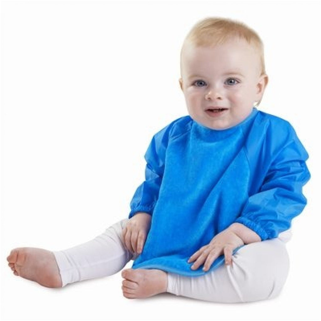 2 PACK - Mum 2 Mum Long Sleeved Bib SMALL - BRIGHT COLOURS - Baby&More