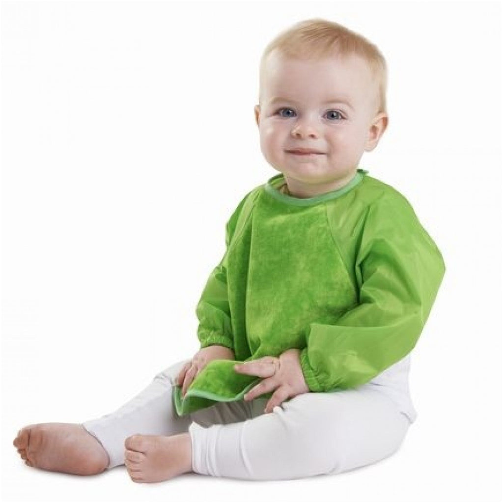 2 PACK - Mum 2 Mum Long Sleeved Bib SMALL - BRIGHT COLOURS - Baby&More
