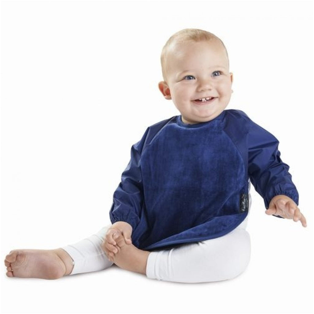 2 PACK - Mum 2 Mum Long Sleeved Wonder Bibs SMALL - MUTED TONES - Baby&More