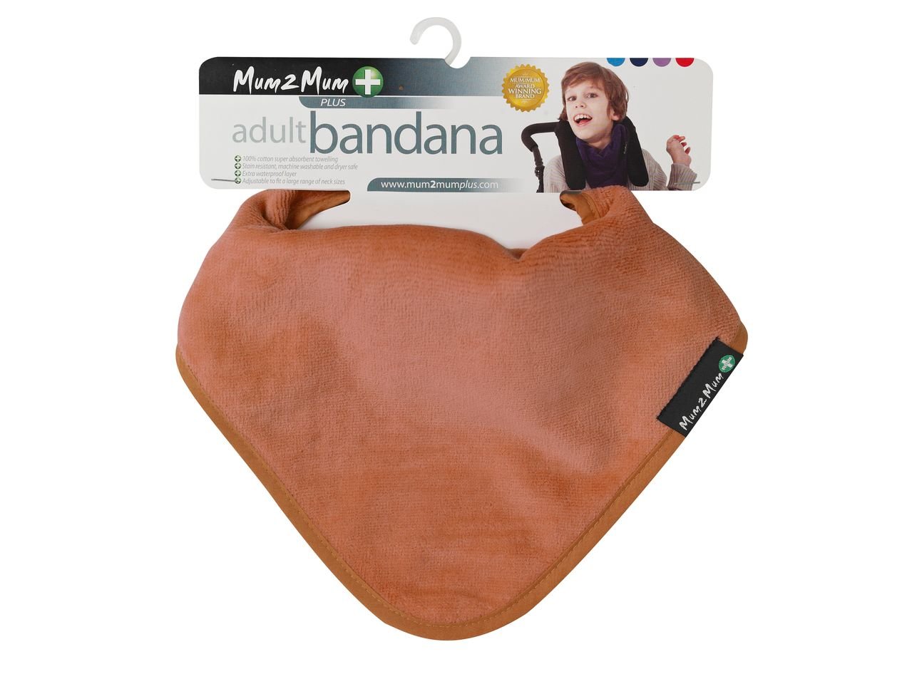 2 PACK - Mum 2 Mum PLUS Adult Bandana - 2 THE SAME COLOUR - Baby&More