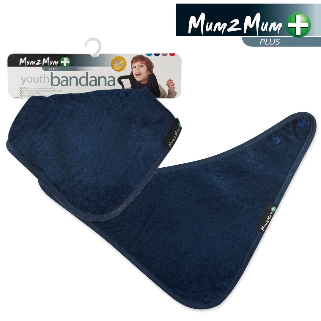 2 PACK - Mum 2 Mum PLUS Youth Bandana - 2 THE SAME COLOUR - Baby&More