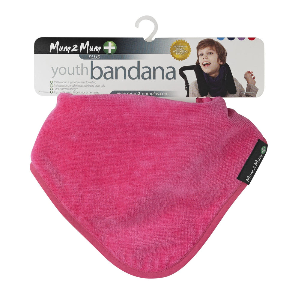 2 PACK - Mum 2 Mum PLUS Youth Bandana - Cerise / Purple - Baby&More