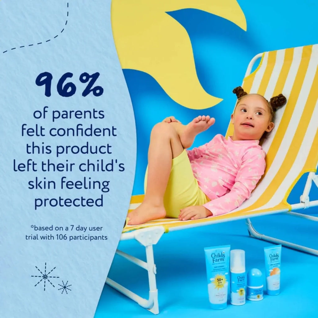 Childs Farm SPF 50+ Sun Cream Fragrance Free for Kids & Sensitive Skin - 100ml
