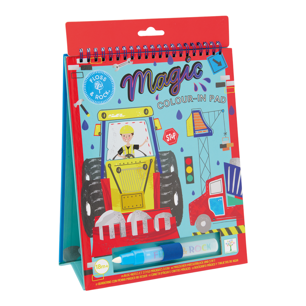 Magic Colour Changing Watercard Easel and Pen - Construction