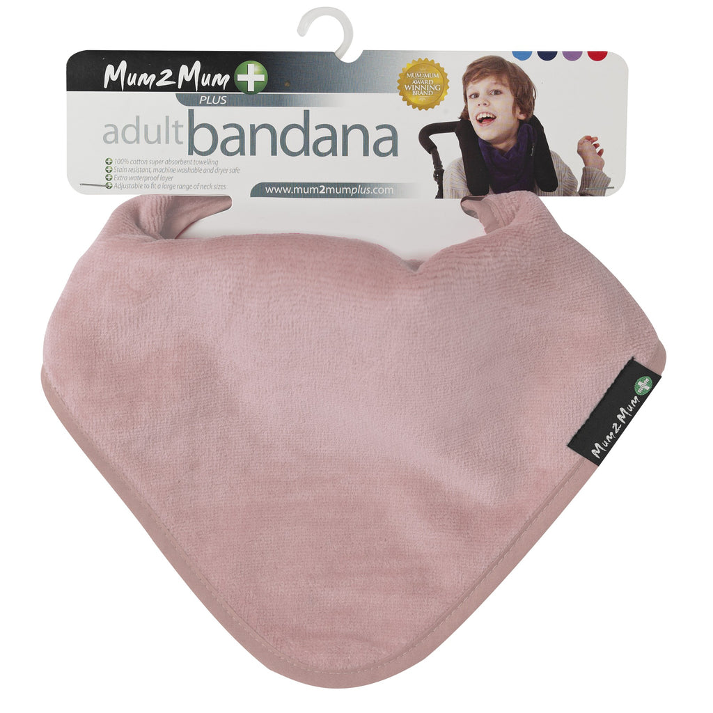 Mum 2 Mum PLUS Adult Disability Bib - Dusty Pink