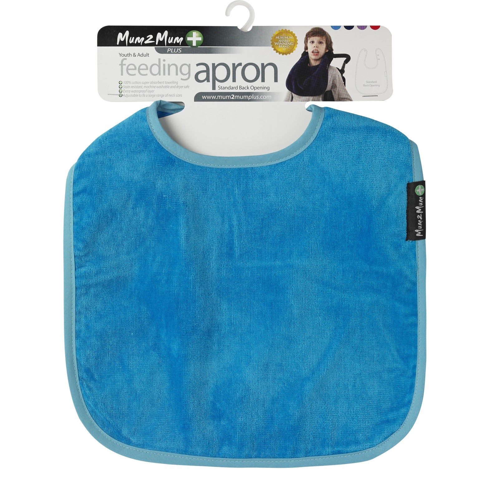 Mum 2 Mum PLUS Clothing Protector For Adults & Youths - Teal Blue