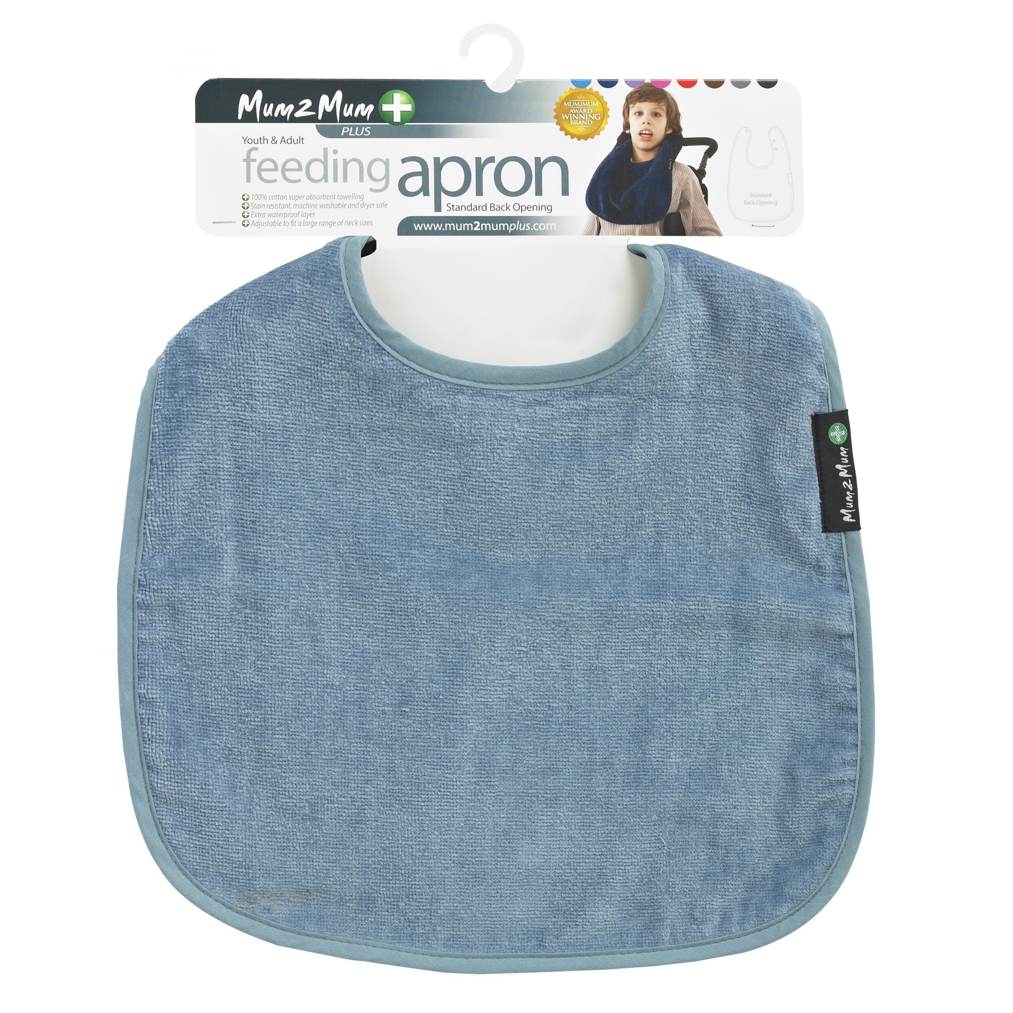 Protecteur de vêtements Mum 2 Mum PLUS pour adultes et jeunes - 14 couleurs