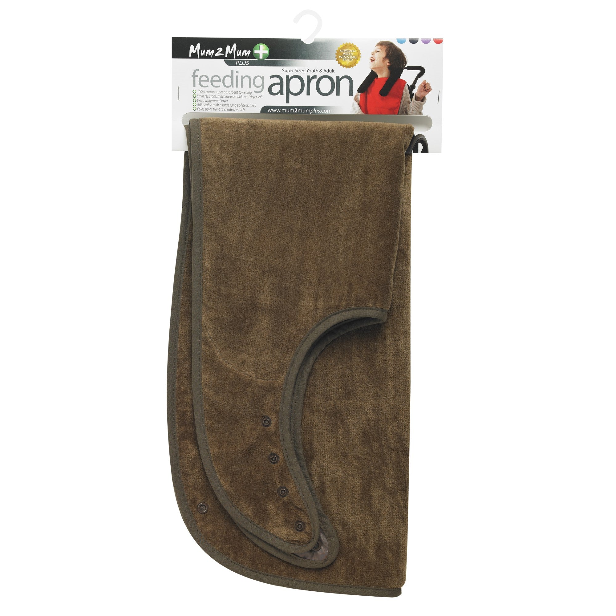 Mum 2 Mum PLUS SuperSized Clothing Protector - Chocolate Brown COMING SOON!