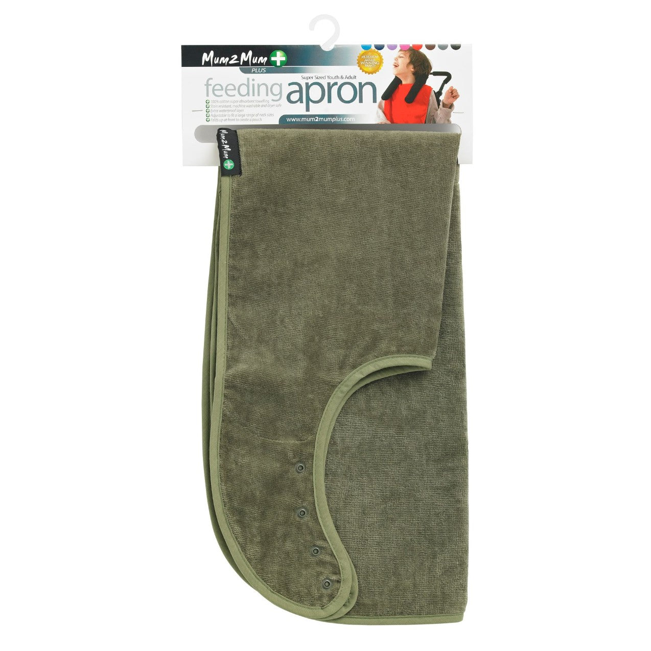 Mum 2 Mum PLUS SuperSized Clothing Protector - Olive Green
