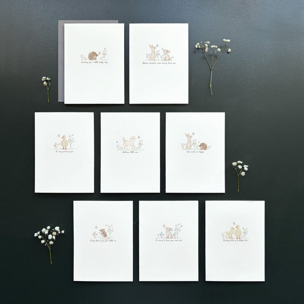 East of India New Baby Card - Welcome Little One
