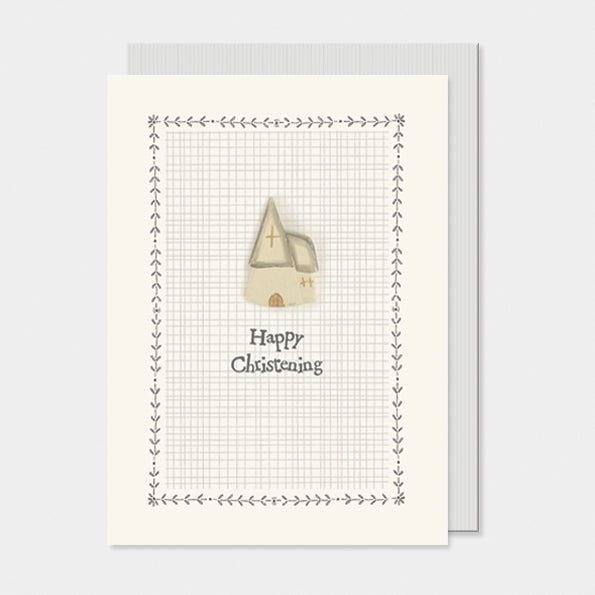 East of India Greetings Card - Happy Christening