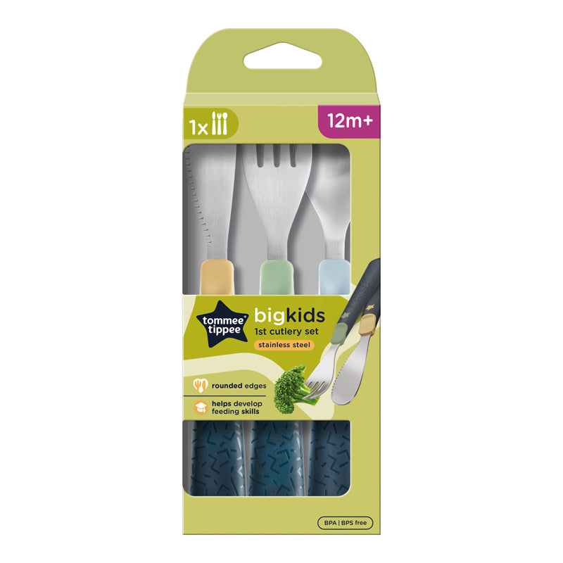 Tommee Tippee First Cutlery - Knife, Fork & Spoon Set