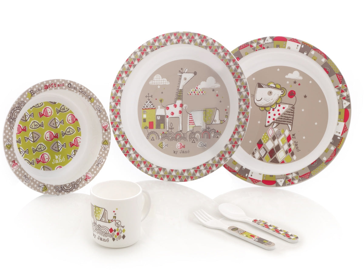 Jane Baby's 6 Piece Microwave Tableware Set