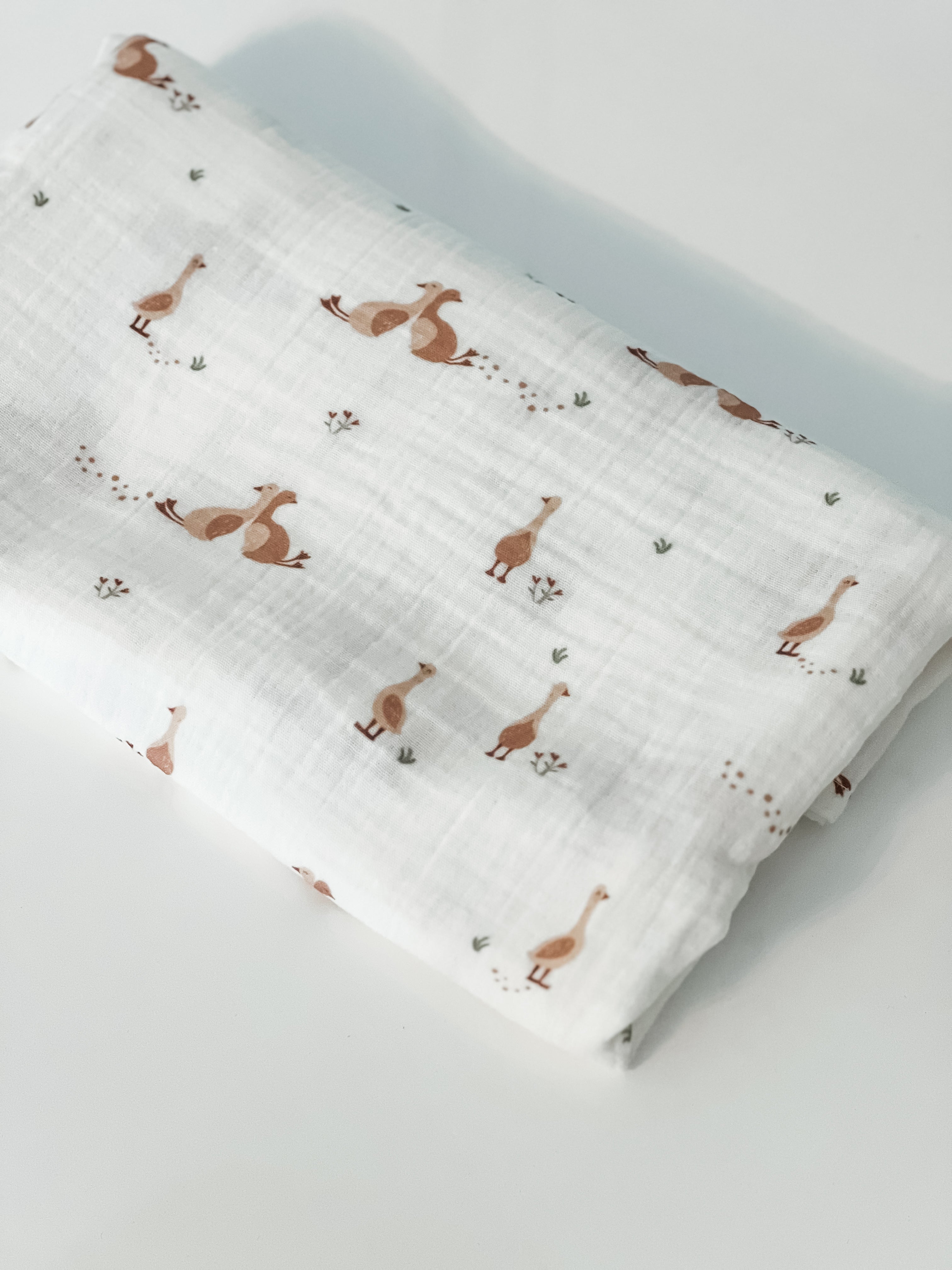 Norishor - Muslin Swaddle Blanket - Goose
