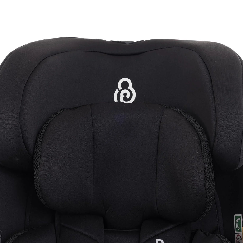 baby plus Pixi i-Size Group 0+/1/2/3 (Birth to 12 Years) Car Seat - Black