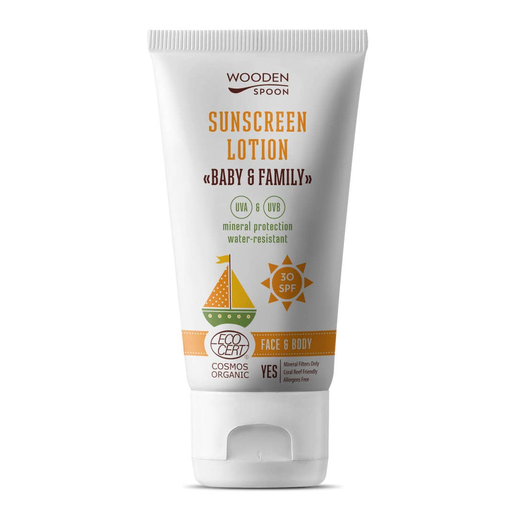 Guardian Angel Naturals - Organic Sunscreen Lotion Baby & Family 30 SPF- 150ml