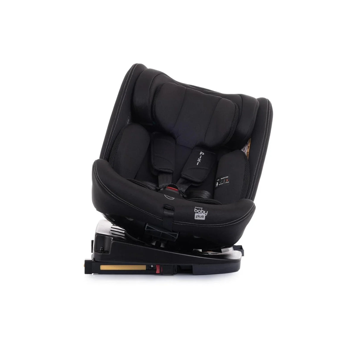 baby plus Pixi i-Size Group 0+/1/2/3 (Birth to 12 Years) Car Seat - Black