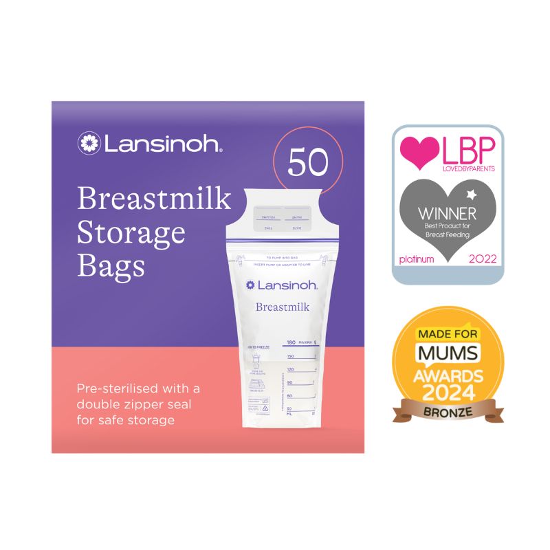 Lansinoh Milk Storage Bags - 50 Pack