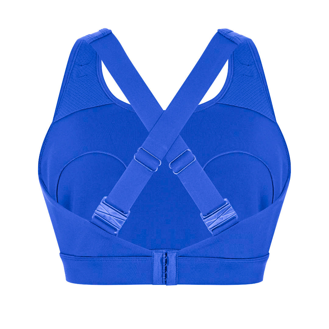 Natal Active Nursing Sports Bra for Larger Cup Sizes - Freyja (G-J Cup) Electric Blue