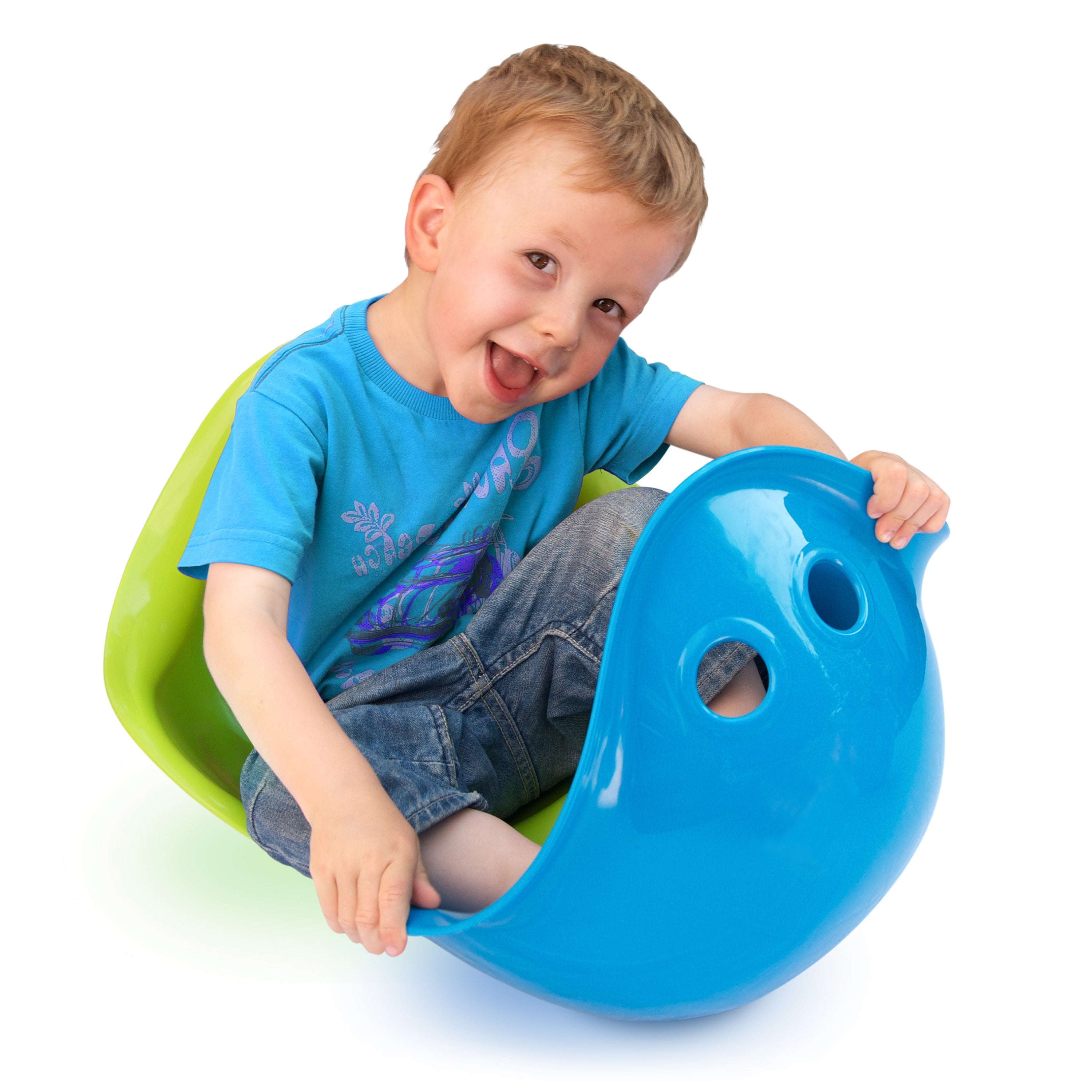 MOLUK Bilibo Blue - Rocking & Spinning Toy