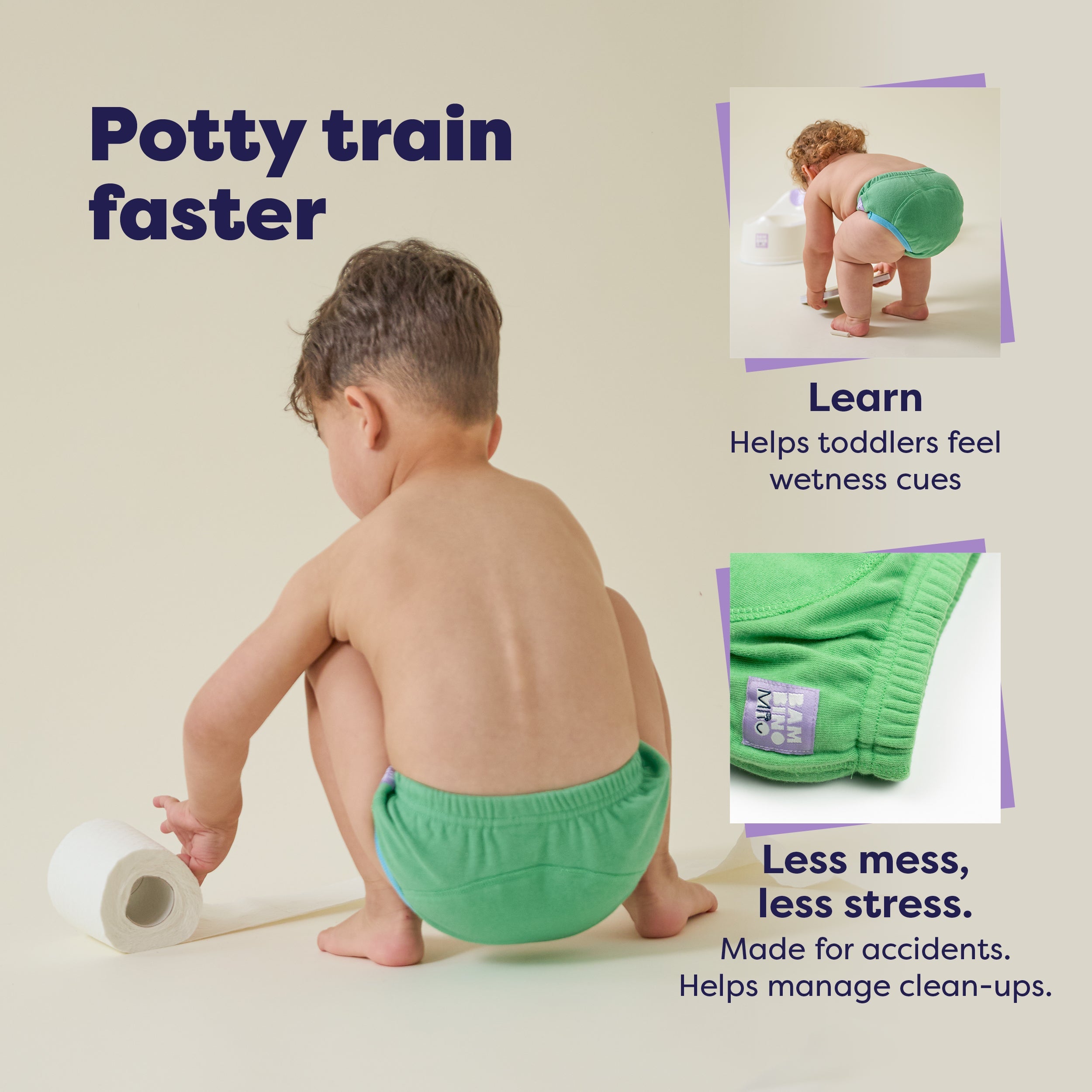 Bambino Mio Reusable Potty Training Pants - 5 Pack - Wild Life - Elite Design