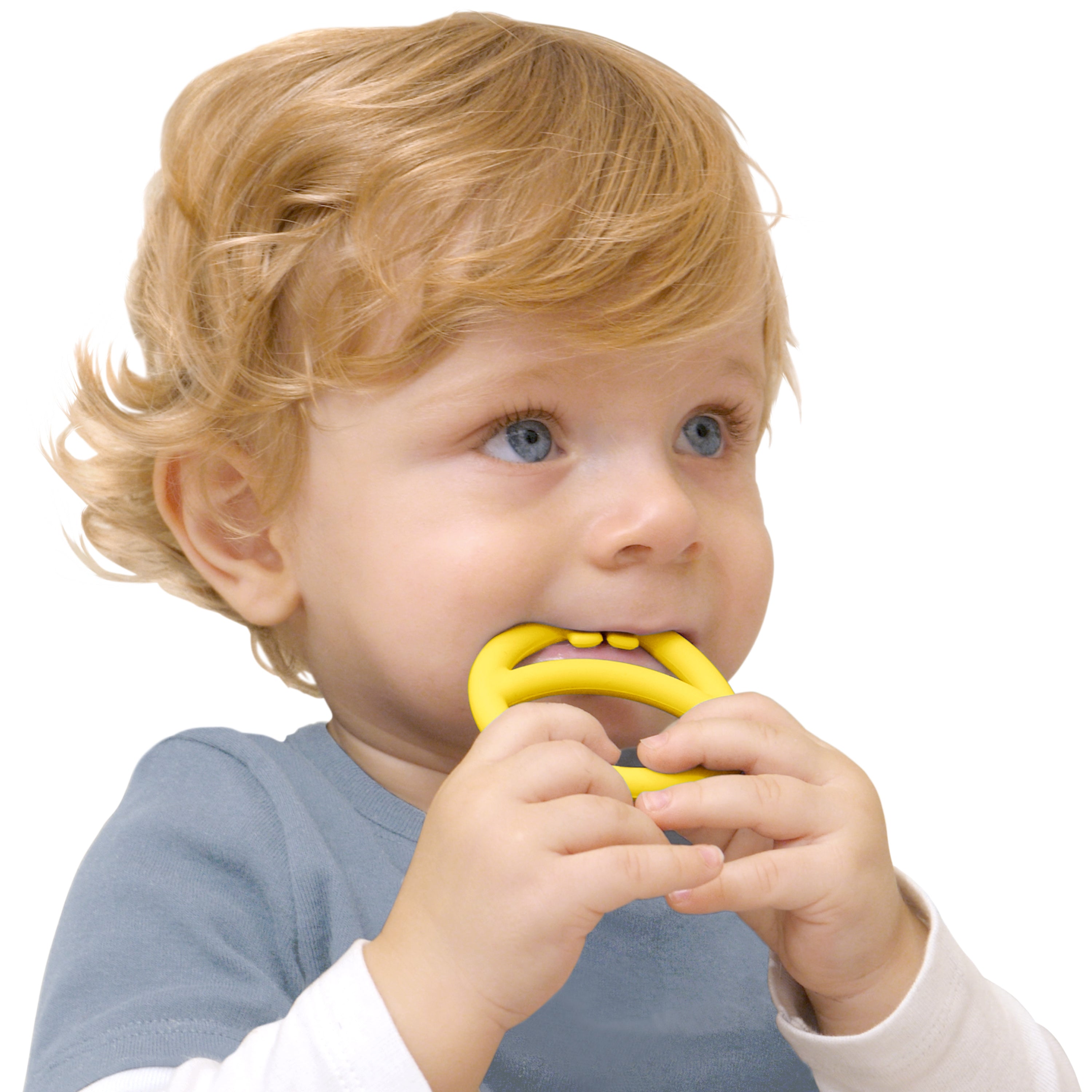 MOLUK Nigi, Nagi & Nogi Teether and Sensory Primary Colour Set