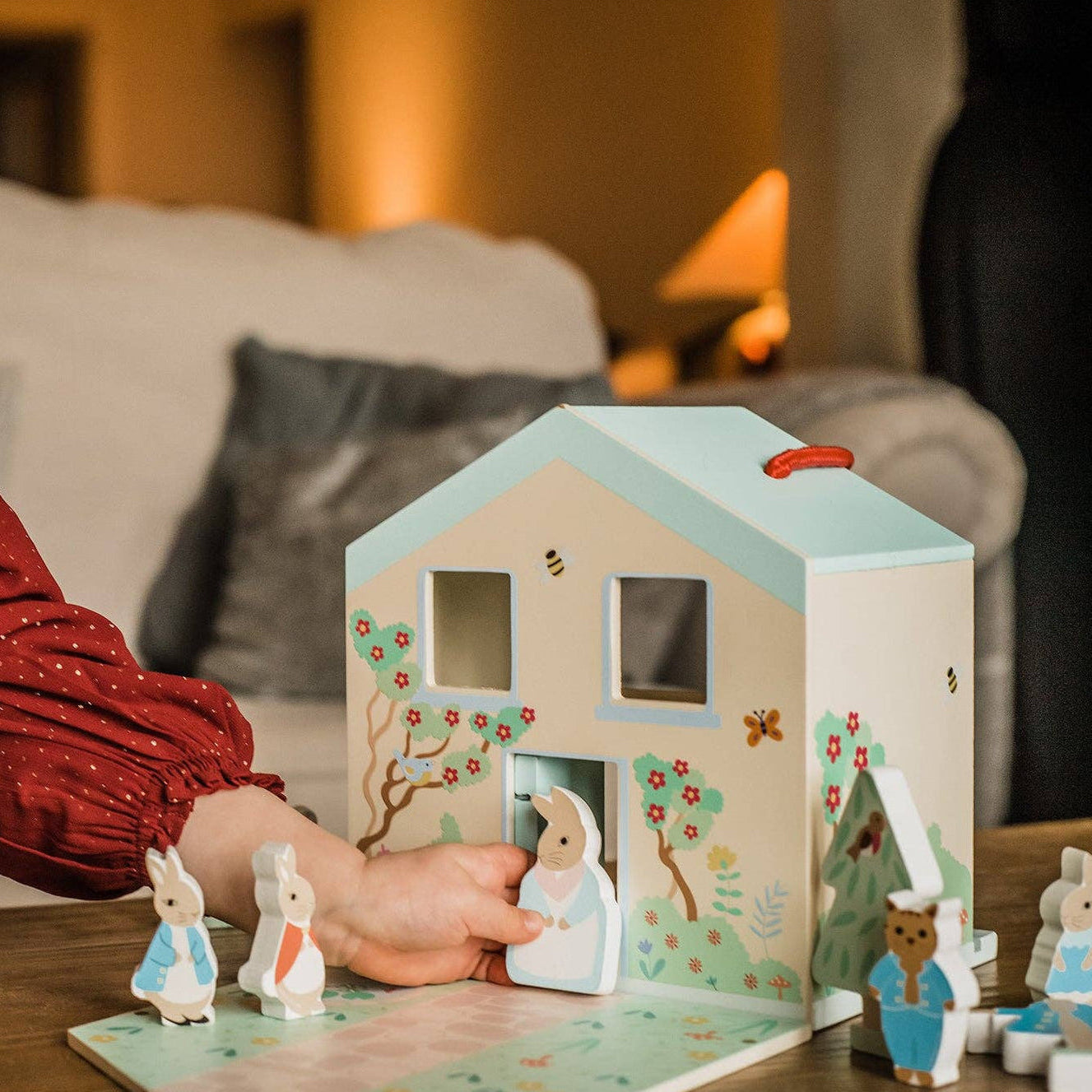 Wooden Peter Rabbit™ Play House Adventure Set