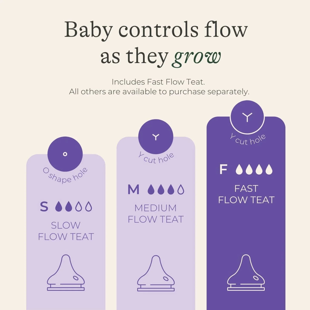 Lansinoh NaturalWave Fast Flow Teats - Pack of 2
