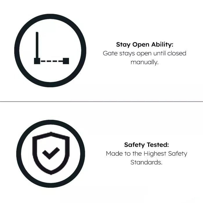 2x FYLO Baby Safety Stair Gate Pressure Fit - Extra Wide - 2 Pack - Baby&More