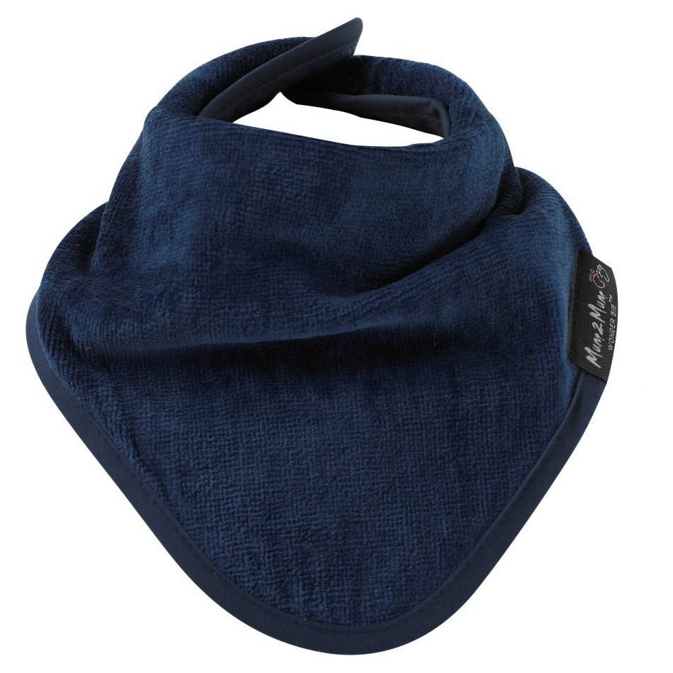 3 PACK - Mum 2 Mum Bandana Style Wonder Bibs - Blues - Baby&More