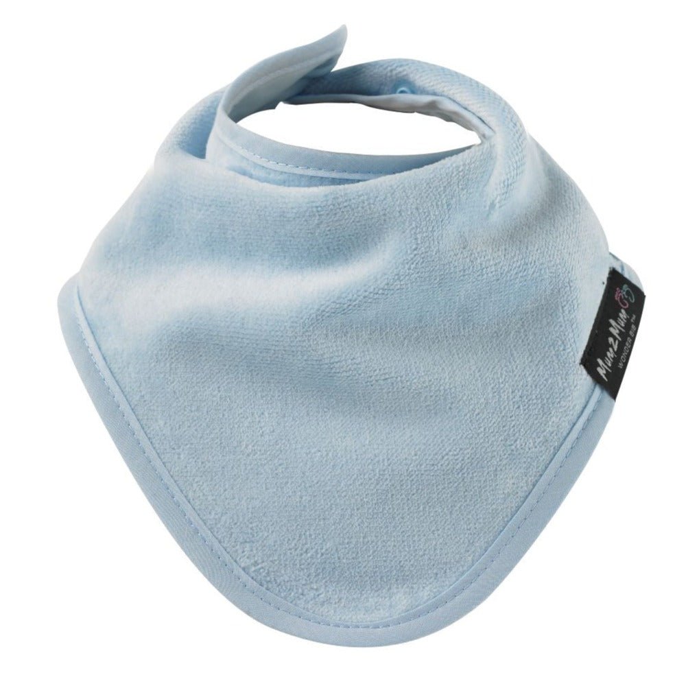 3 PACK - Mum 2 Mum Bandana Style Wonder Bibs - Blues - Baby&More