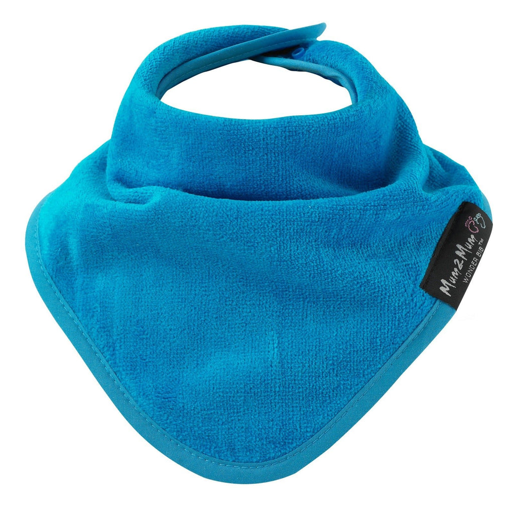 3 PACK - Mum 2 Mum Bandana Style Wonder Bibs - Blues - Baby&More