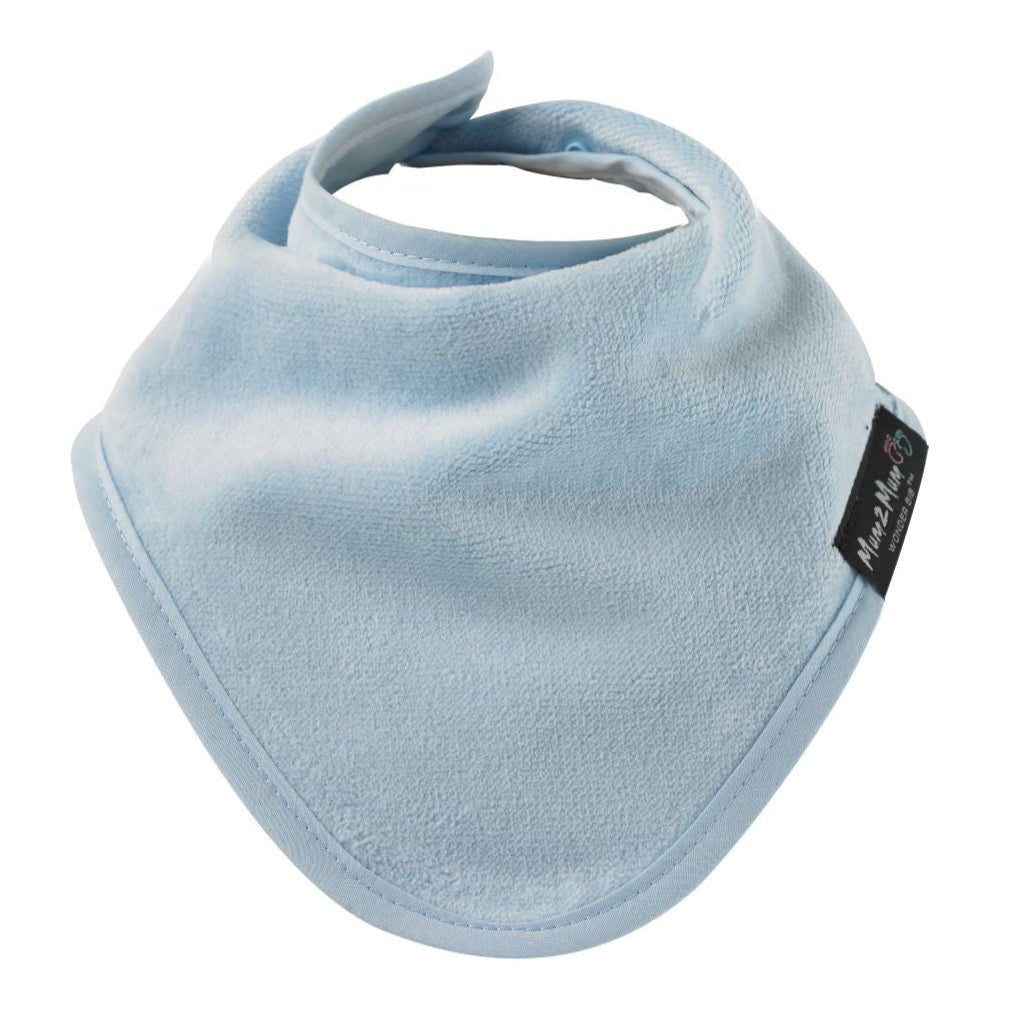 3 PACK - Mum 2 Mum Bandana Style Baby Bibs - Navy / Baby Blue / Teal - Baby&More