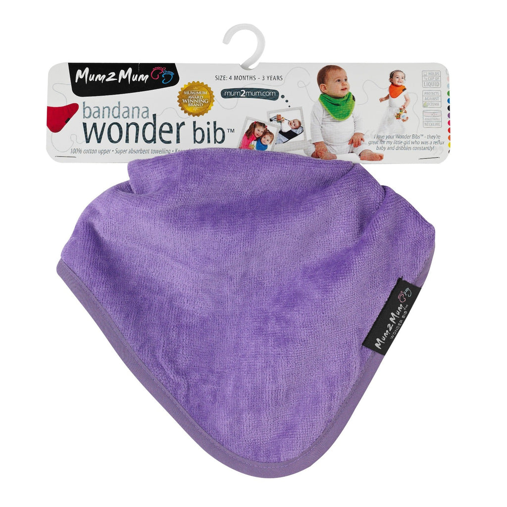 3 PACK - Mum 2 Mum Bandana Style Wonder Bibs - Pinks - Baby&More