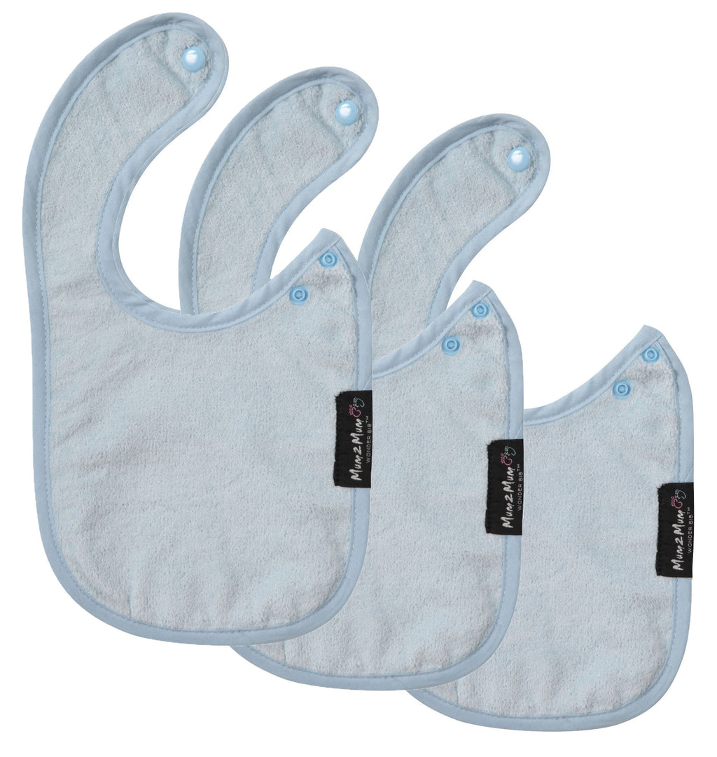 3 PACK - Mum 2 Mum Infant Wonder Bibs - ANY COLOURS - Baby&More