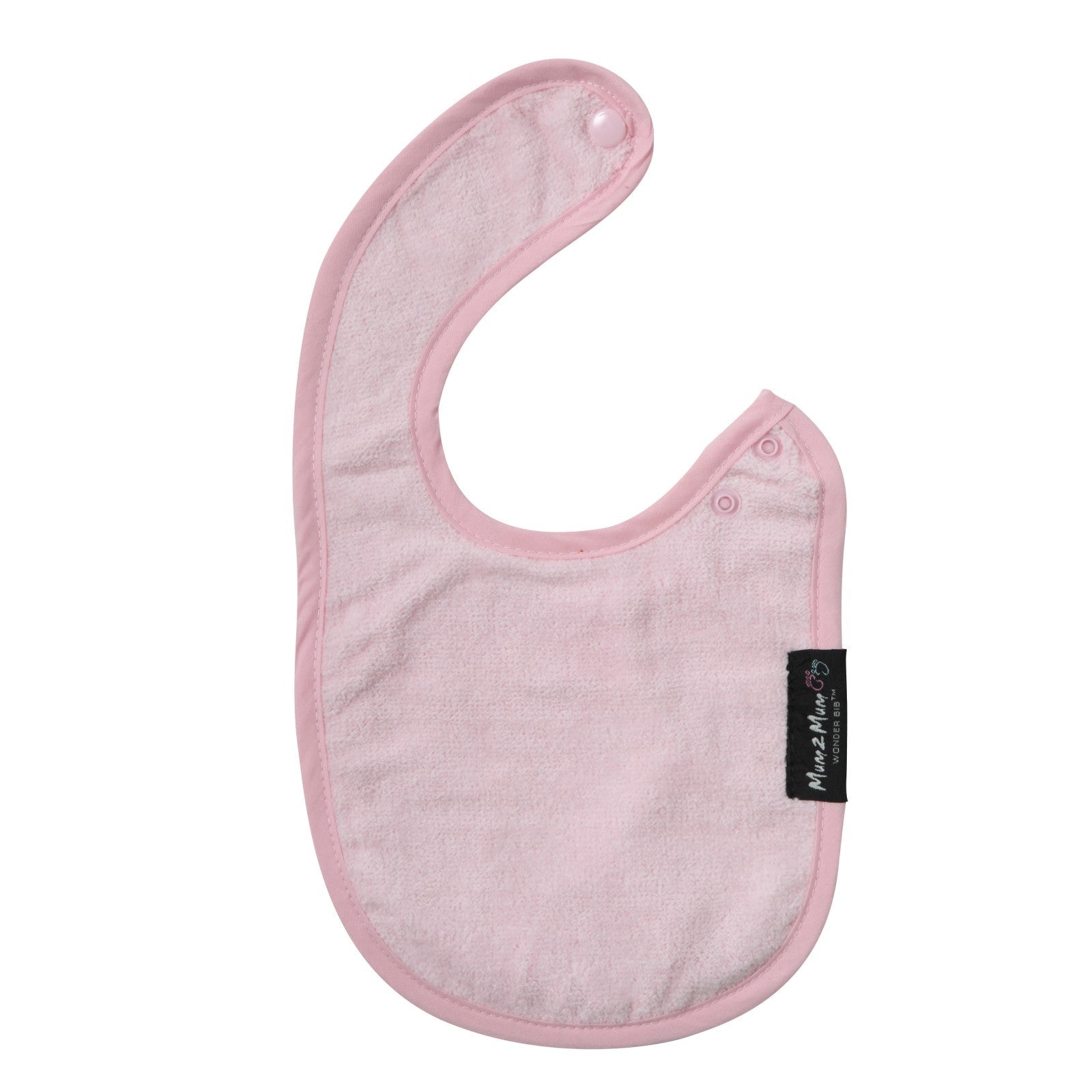 3 PACK - Mum 2 Mum Infant Wonder Bibs - Cerise / Baby Pink / Purple - Baby&More