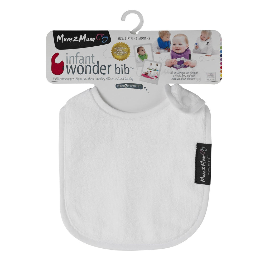 3 PACK - Mum 2 Mum Infant Wonder Bibs - Unisex Pastels - Baby&More
