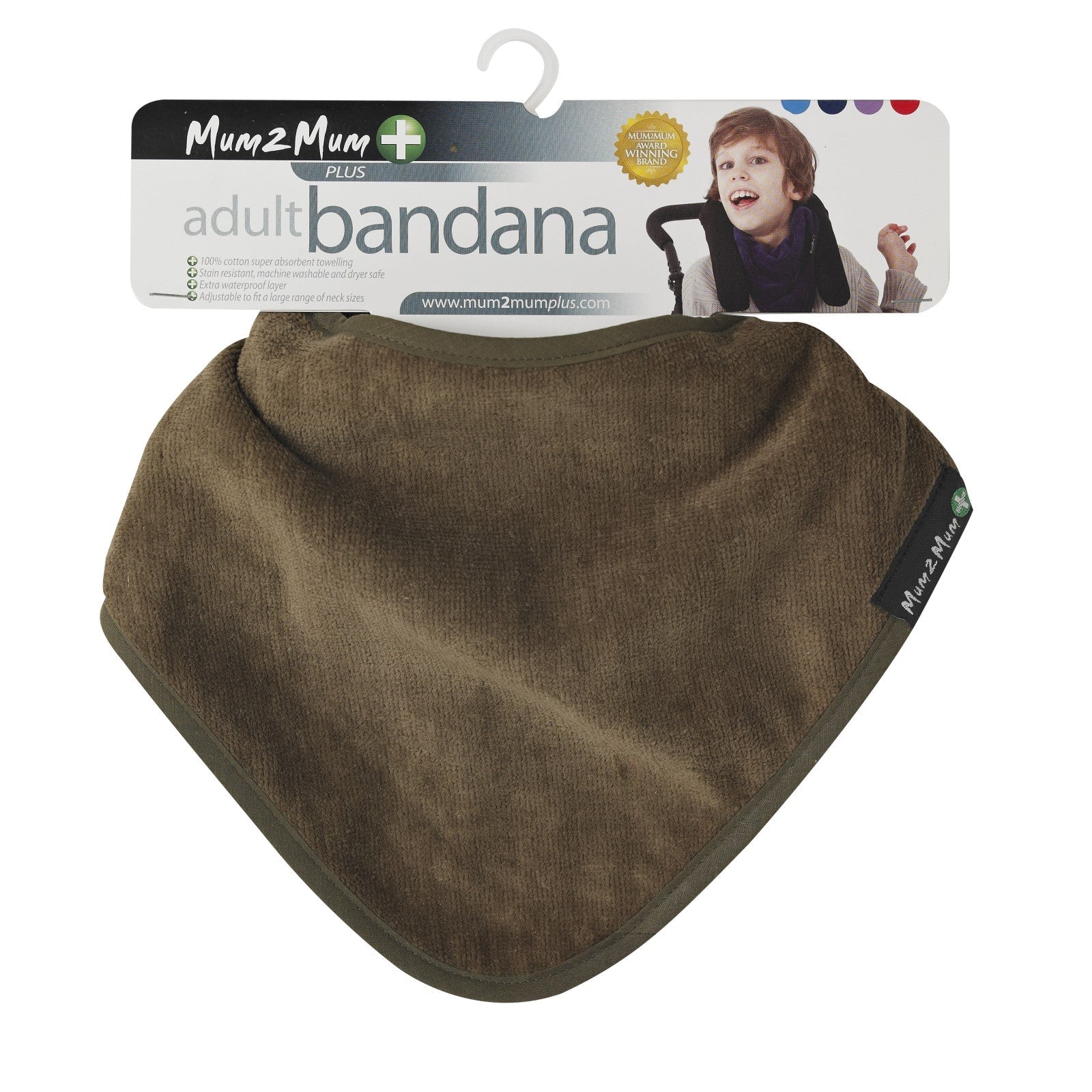 3 PACK - Mum 2 Mum PLUS Adult Bandana - 3 THE SAME COLOUR - Baby&More